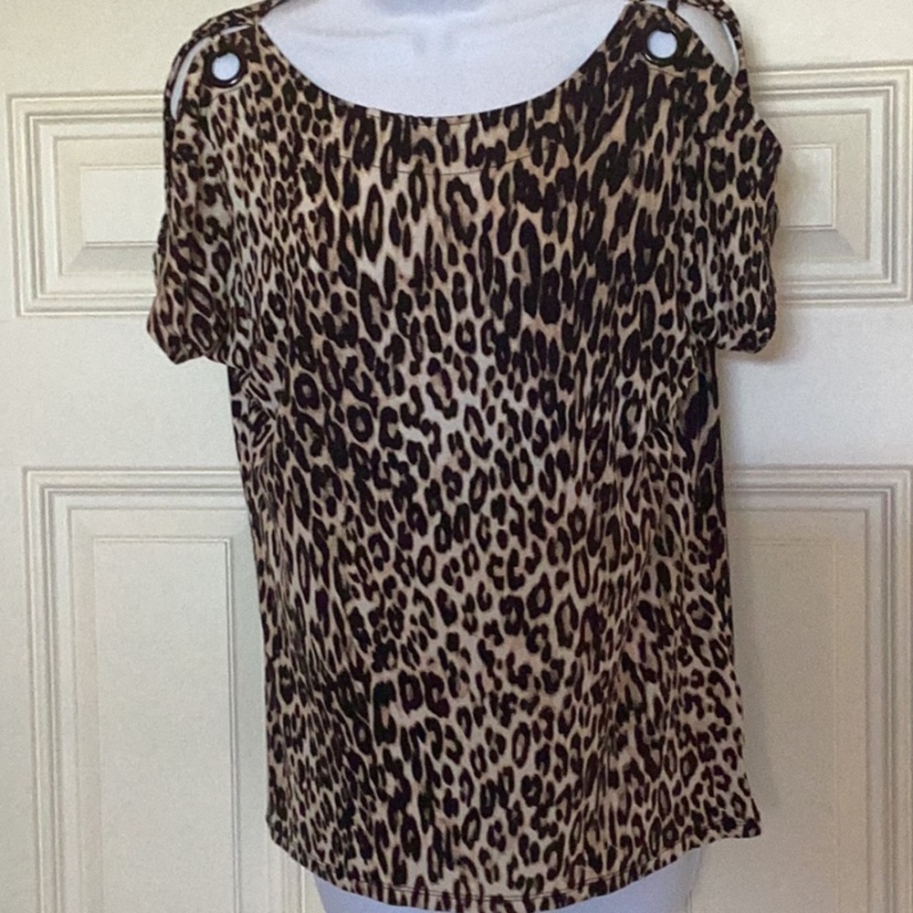 Leopard print blouse